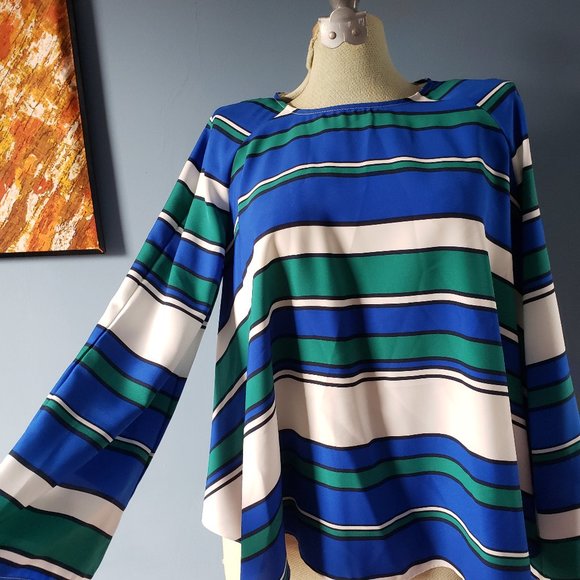 H&M Striped Swing Top/Size 4 - Picture 4 of 7